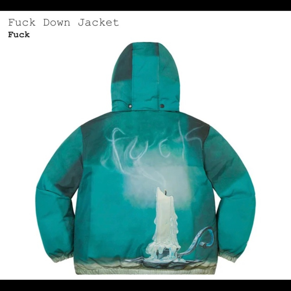 Supreme Fuc* Down Coat - Picture 4 of 8